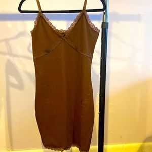 H&M brown dress